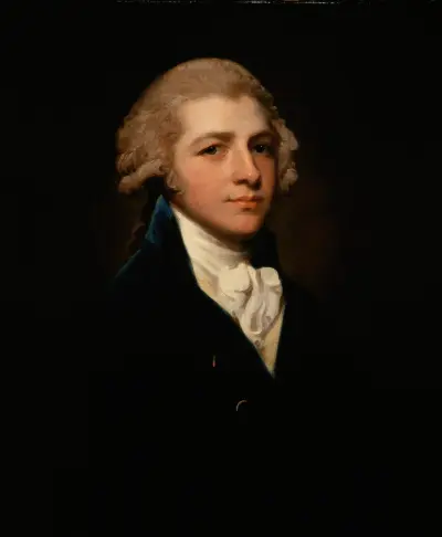 Portrait of Richard Palmer av George Romney