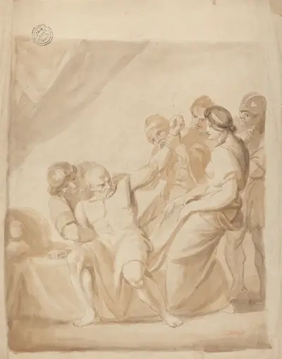 Samson Overpowered av George Romney
