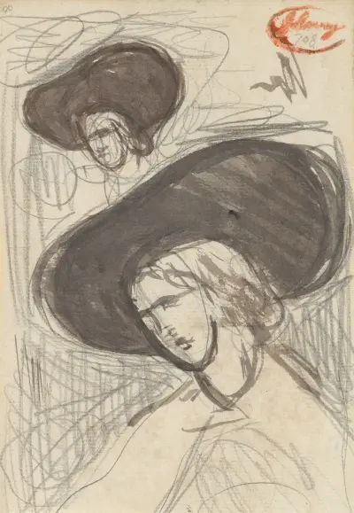 Skiss av George Romney