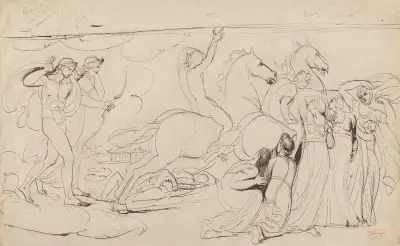The Destruction of Niobe’s Children von George Romney