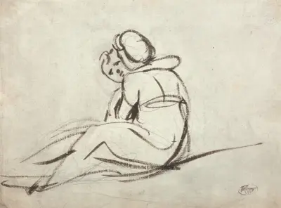 Two Children Embracing von George Romney