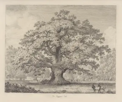 The Beggar’s Oak av Jacob George Strutt