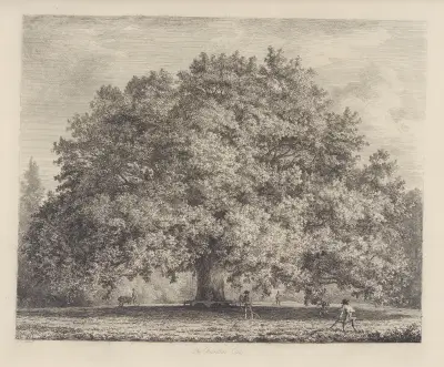 The Chandos Oak av Jacob George Strutt