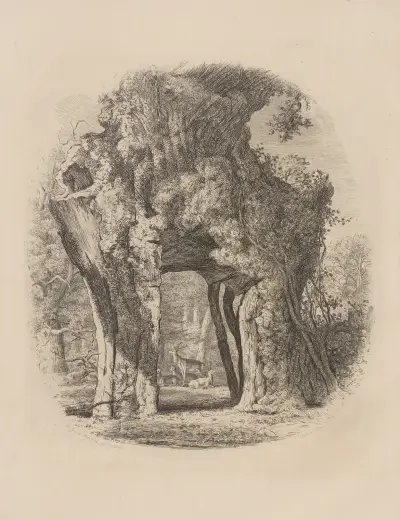 The Green-Dale Oak av Jacob George Strutt