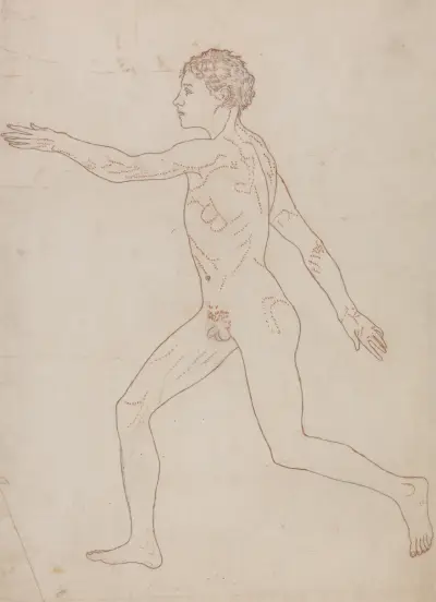 Human Figure, Lateral View (1795 to 1806), 1795 – nr 2 av George Stubbs