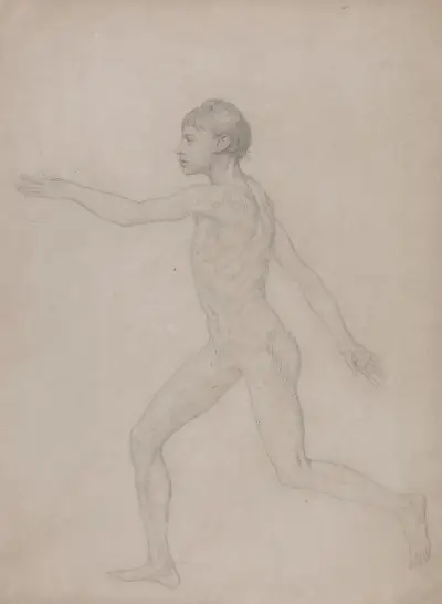 Human Figure, Lateral View (1795 to 1806), 1795 – nr 1 av George Stubbs