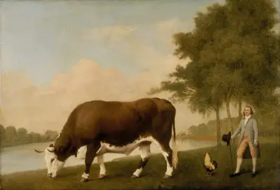 The Lincolnshire Ox av George Stubbs
