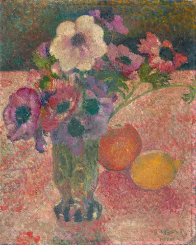 Anemoner av Georges Lemmen