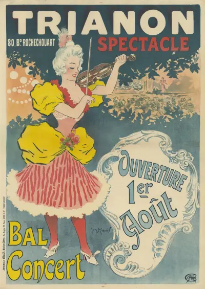 Trianon, 80 Bd Rochechouart. Spectacle. Bal. Concert av Georges Meunier