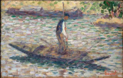 A Fisherman av Georges Seurat
