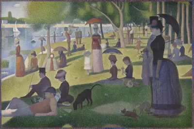 En söndag på La Grande Jatte av Georges Seurat