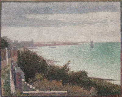 Grandcamp, Evening av Georges Seurat