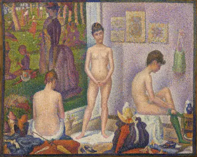 Les Poseuses, Ensemble av Georges Seurat