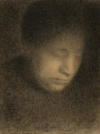 Madame Seurat, the Artist’s Mother (Madame Seurat, mère) av Georges Seurat