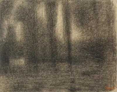 Poplars av Georges Seurat