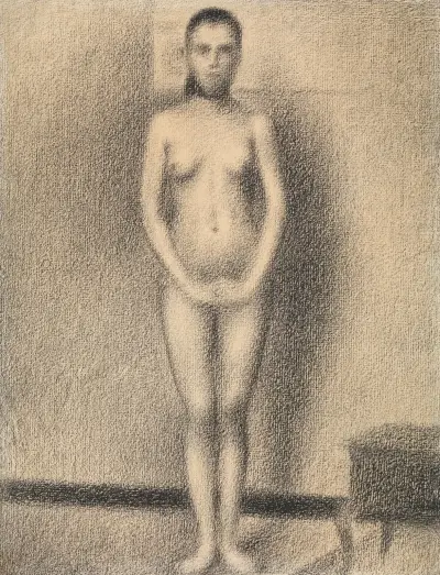 Study for ‘Poseuses’ av Georges Seurat