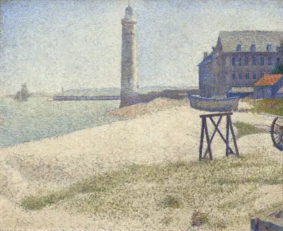 The Lighthouse at Honfleur, 1886 – nr 1 av Georges Seurat
