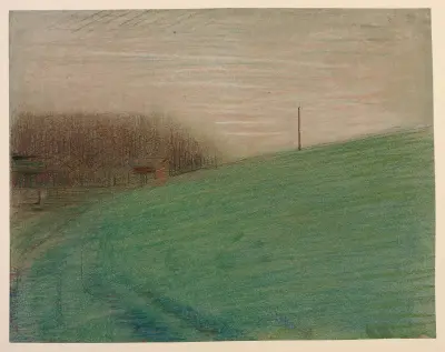 The Meadow av Georges Seurat