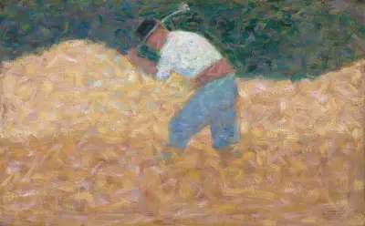 The Stone Breaker av Georges Seurat