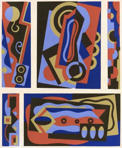 Collection decors et couleurs Pl.10 av Georges Valmier