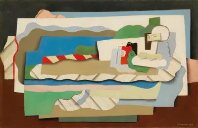 Liggande flicka av Georges Valmier