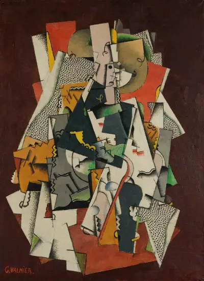 Sittande ung flicka av Georges Valmier