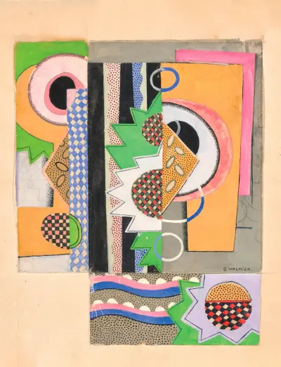 Motif décoratif av Georges Valmier