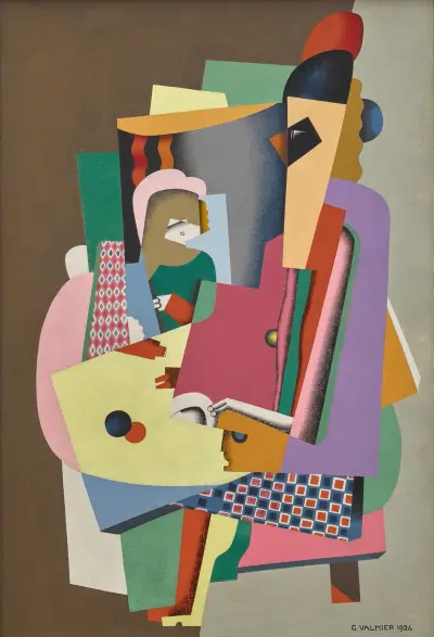 The Piano Lesson av Georges Valmier