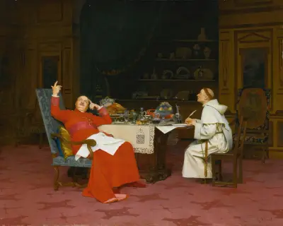 Sermon Sur L’abstinence av Jehan Georges Vibert