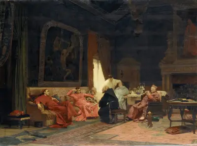 The Missionary’s Adventures av Jehan Georges Vibert