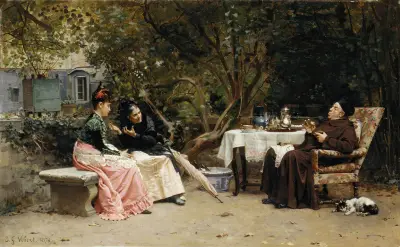 Tillrättavisningen av Jehan Georges Vibert