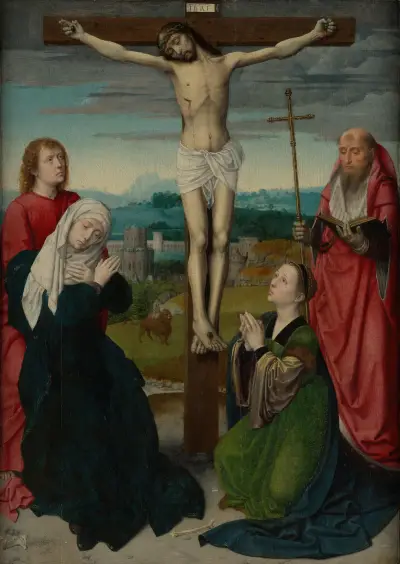The Crucifixion av Gerard David