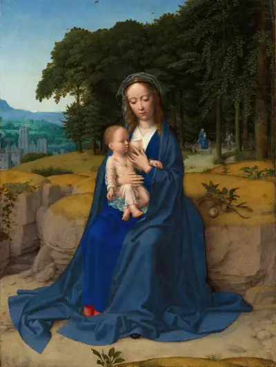 Odpočinek na útěku do Egypta, 1512, Gerard David