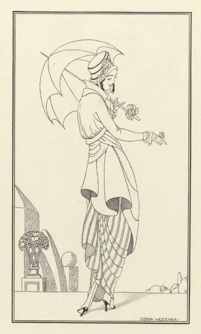 Journal des Dames et des Modes, Costumes Parisiens, 1914, No. 158 av Gerda Wegener