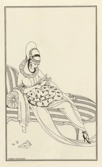 Journal des Dames et des Modes, Costumes Parisiens, 1914, No. 162 av Gerda Wegener