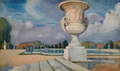 Le Vase de la Paix (Versailles) av Gerda Wegener