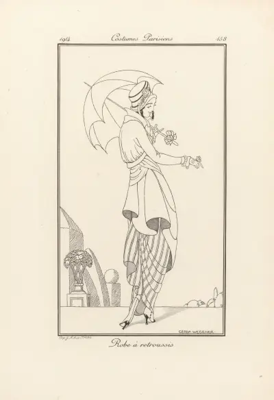 Robe à retroussis av Gerda Wegener