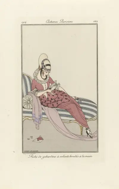 Robe de gabardin, 1914 – nr 1 av Gerda Wegener