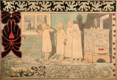 Afraid of the Dark av Gerhard Munthe