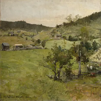 Cotters’ farms av Gerhard Munthe
