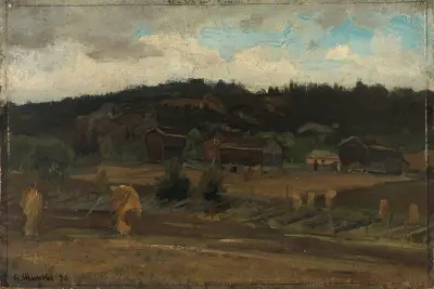 Sädesskylar av Gerhard Munthe