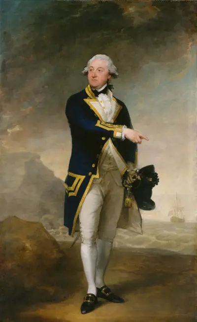 Captain John Gell von Gilbert Stuart