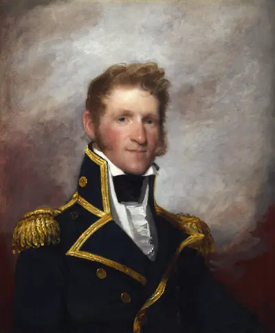 Commodore Thomas Macdonough av Gilbert Stuart