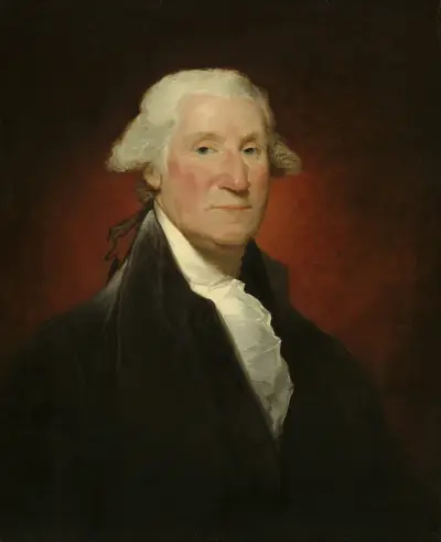 George Washington (Vaughan-porträttet) av Gilbert Stuart