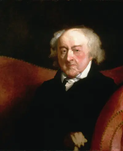 John Adams av Gilbert Stuart
