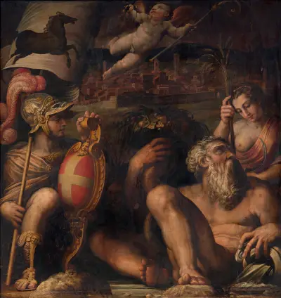 Allegory of Arezzo av Giorgio Vasari