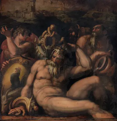 Allegori över Chianti av Giorgio Vasari