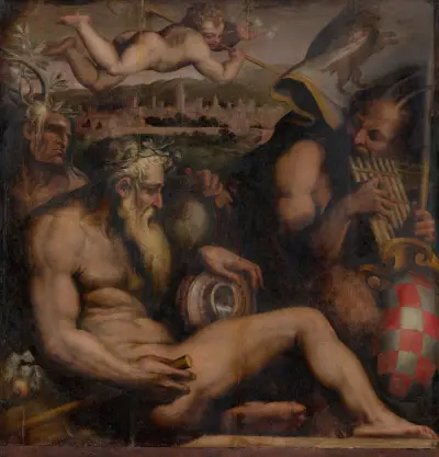 Allegory of Pistoia av Giorgio Vasari