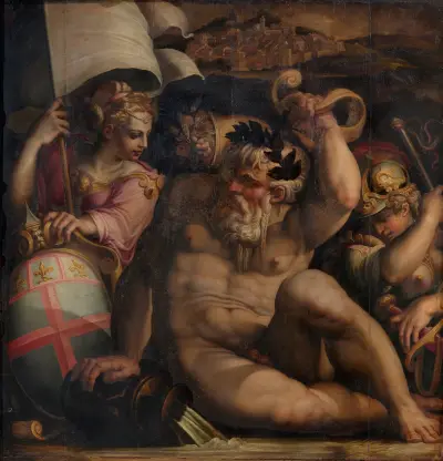 Allegory of Romagna av Giorgio Vasari