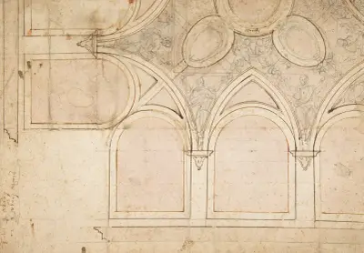 Takutsmyckning i Vasaris hus i Arezzo av Giorgio Vasari
